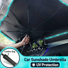 Car Sun Shade Protector – Foldable Windshield Parasol, UV & Heat Blocker, Auto Front Window Sunshade for All Seasons thumbnail 3
