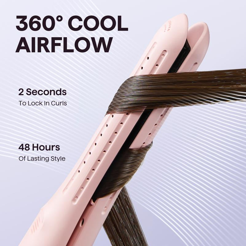 Hardonia Hair Curling Iron with 360 Degree Cool Airflow for Quick Curls and 48 Hour Hold