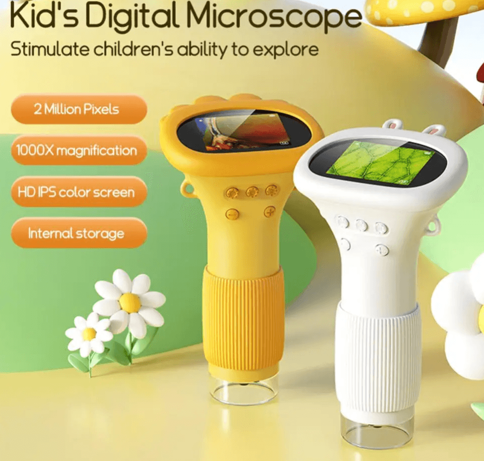 Discover the Wonders of Science with the 1000X Handheld Digital Microscope for Kids – Explore Insects, Coins, and More! - Hardonia