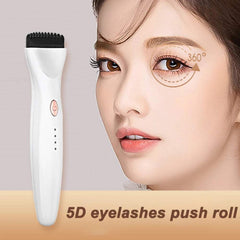 5D Heated Eyelash Curler – Electric Long-Lasting Lash Perm Tool with 3 Heat Modes, Portable USB Curling Wand thumbnail 5