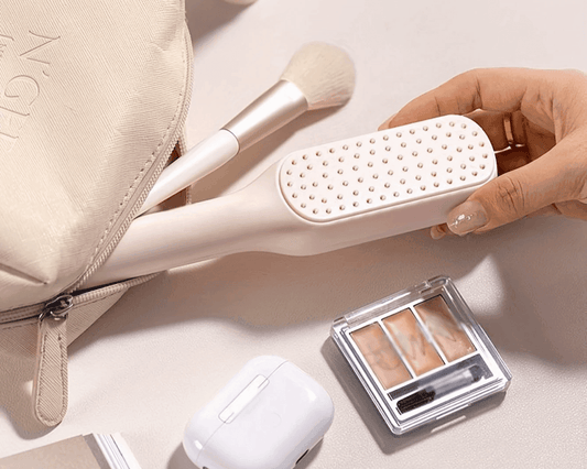 Self-Cleaning Hair Brush – Retractable Bristles, Anti-Static Massage Comb - Hardonia