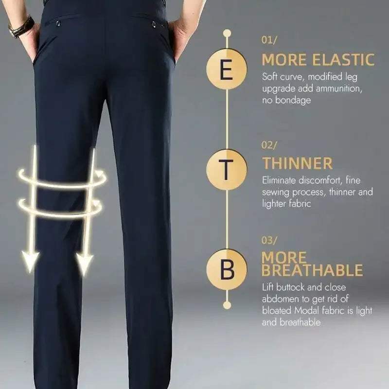 Men's Classic Stretch Pants — High Elasticity - Hardonia