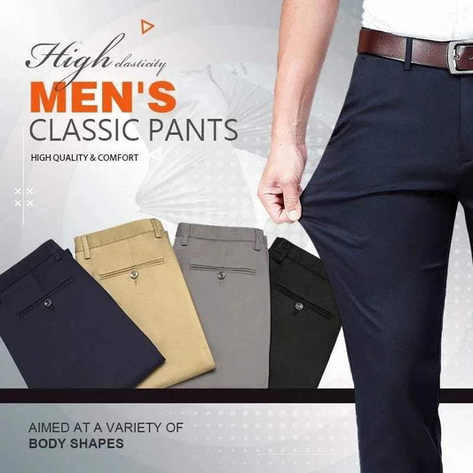 Men's Classic Stretch Pants — High Elasticity - Hardonia