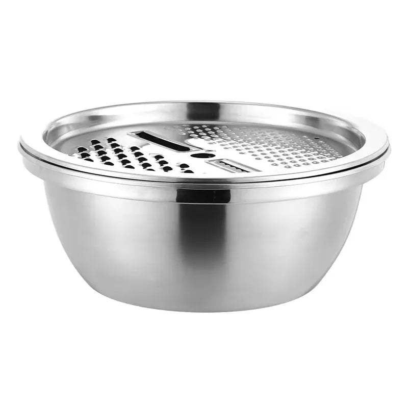 Revolutionize Your Kitchen with the Multifunctional Stainless Steel Vegetable Cutter and Grater - Slice, Peel, and Prep Like a Pro! - Hardonia