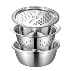 Revolutionize Your Kitchen with the Multifunctional Stainless Steel Vegetable Cutter and Grater - Slice, Peel, and Prep Like a Pro! thumbnail 5