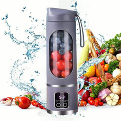 Ultra-Portable USB-C Rechargeable Blender - 500ML Travel Juicer for Delicious Shakes, Smoothies & Fresh Juices! thumbnail 10