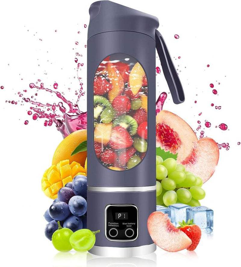Hardonia portable USB-C rechargeable blender with fruits and ice, perfect for smoothies on-the-go