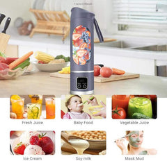 Ultra-Portable USB-C Rechargeable Blender - 500ML Travel Juicer for Delicious Shakes, Smoothies & Fresh Juices! thumbnail 9