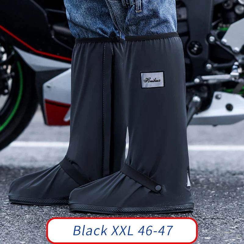 Transparent Waterproof Shoe Covers – Mid-Calf Rain Protection with Anti-Slip Soles - Hardonia