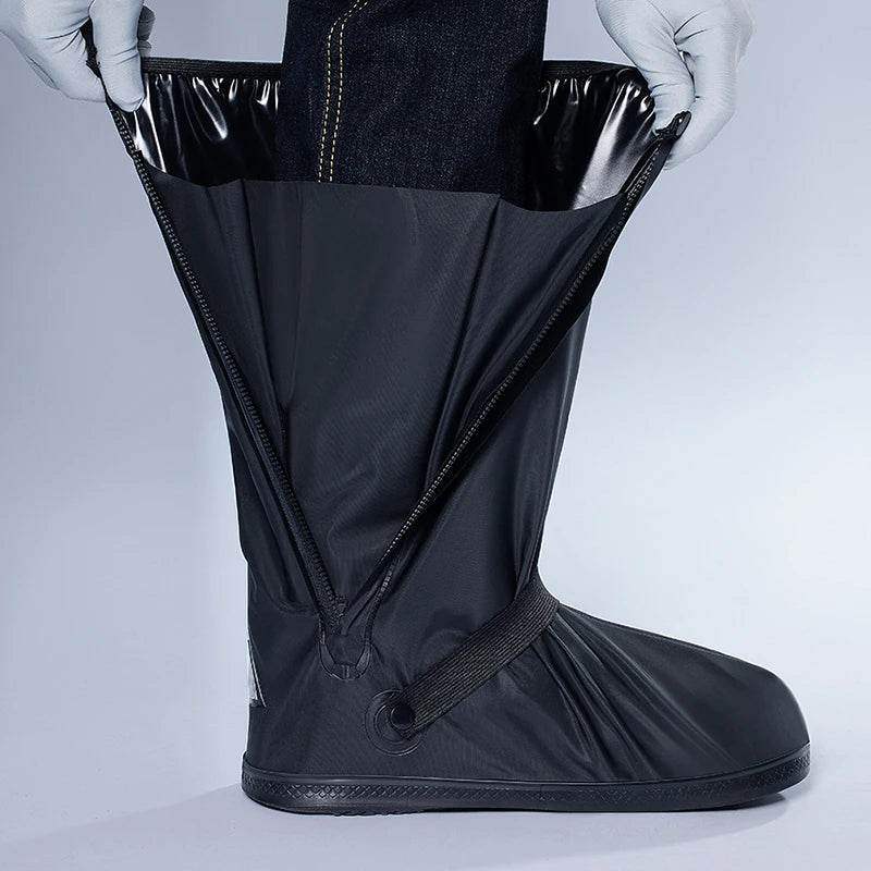 Transparent Waterproof Shoe Covers – Mid-Calf Rain Protection with Anti-Slip Soles - Hardonia