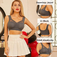 Discover Unmatched Comfort with Our Seamless Ice Silk Bras - Perfect for Everyday Wear and Yoga! thumbnail 4