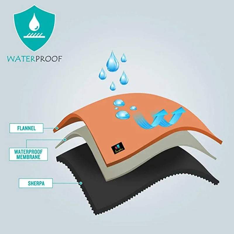 Wrap Yourself in Luxury: Shaggy Waterproof Blanket for Winter Warmth & Romance - Hardonia