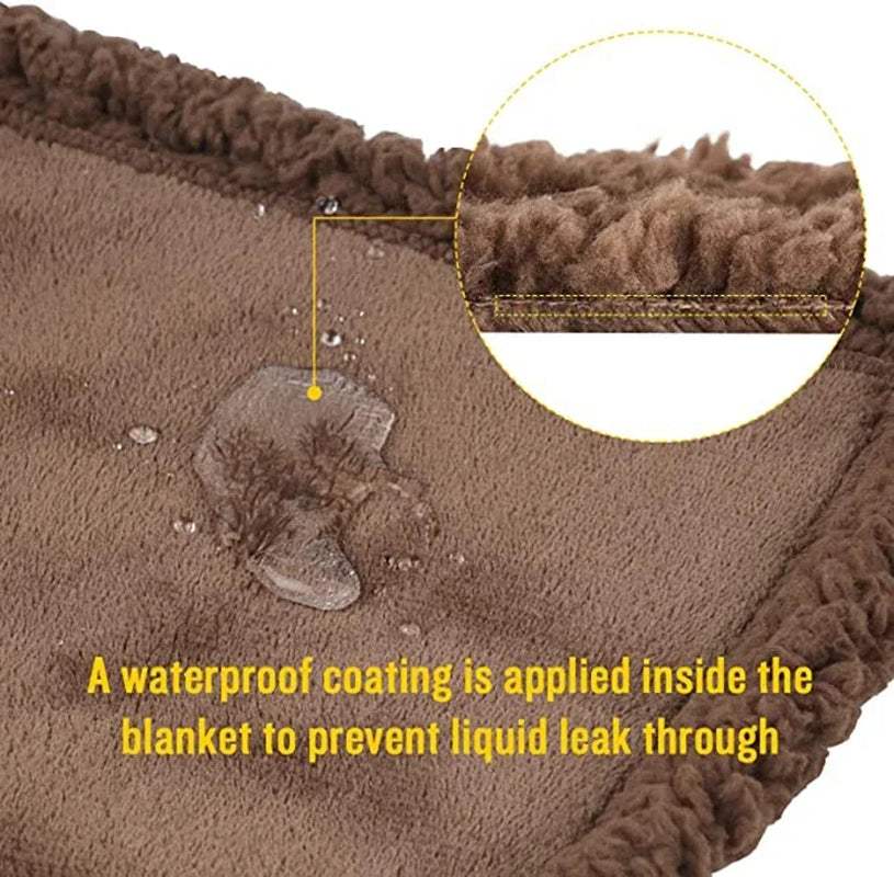 Wrap Yourself in Luxury: Shaggy Waterproof Blanket for Winter Warmth & Romance - Hardonia