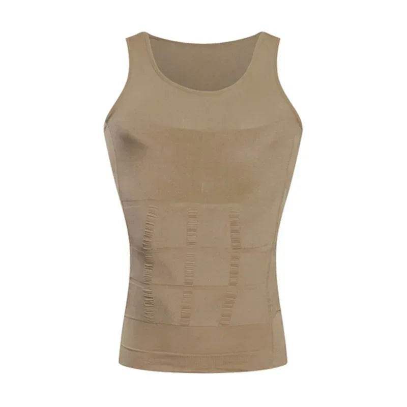 Men’s Neoprene Thermo Sweat Body Shaper Vest – Waist Trainer & Slimming Compression Shirt - Hardonia