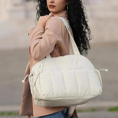 Stylish Travel Handbag with Waterproof PVC Pocket – Versatile Gym & Carry-On Bag with 5 Pockets for Organized Adventures! thumbnail 1