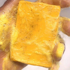 Revitalize Your Skin with 3PCS Turmeric Soap - Deep Cleansing & Moisturizing Body Wash for All Skin Types! thumbnail 3