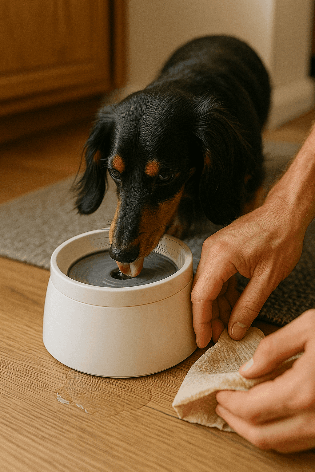 Anti-Splash Floating Pet Water Bowl - Mess-Free Hydration for Your Pet - Hardonia