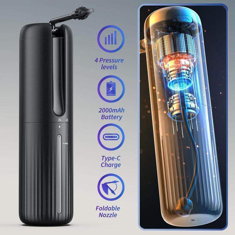 Electric Water-Powered Ear Wax Removal System - Safe Professional Cleaning with 4 Pressure Modes - Hardonia
