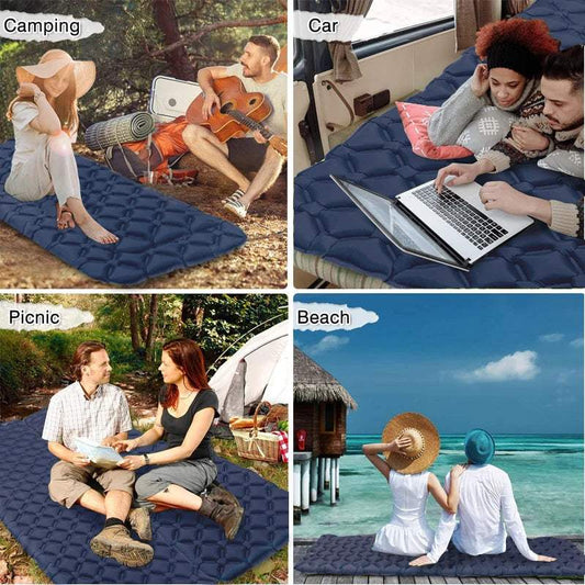Experience Ultimate Comfort on Your Next Adventure with the WESTTUNE Ultralight Inflatable Camping Sleeping Pad! Perfect for Travel, Hiking, and Camping! - Hardonia