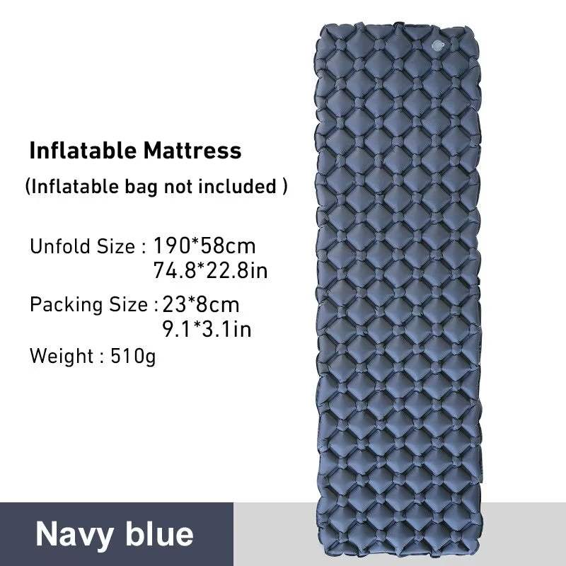 Experience Ultimate Comfort on Your Next Adventure with the WESTTUNE Ultralight Inflatable Camping Sleeping Pad! Perfect for Travel, Hiking, and Camping! - Hardonia