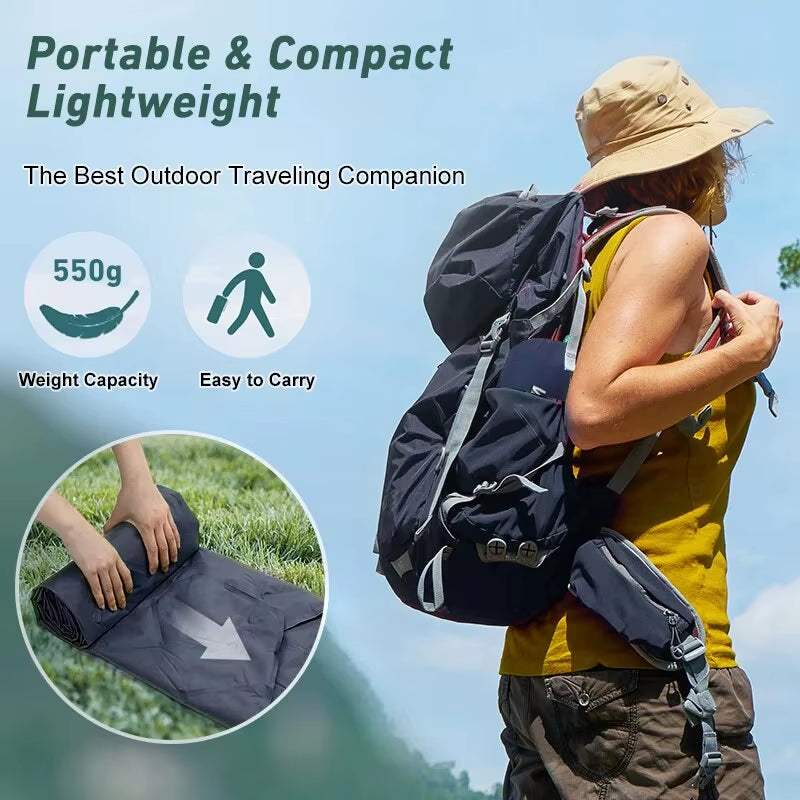 Experience Ultimate Comfort on Your Next Adventure with the WESTTUNE Ultralight Inflatable Camping Sleeping Pad! Perfect for Travel, Hiking, and Camping! - Hardonia
