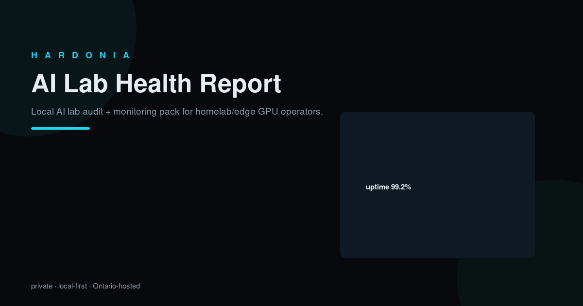 AI Lab Health Report