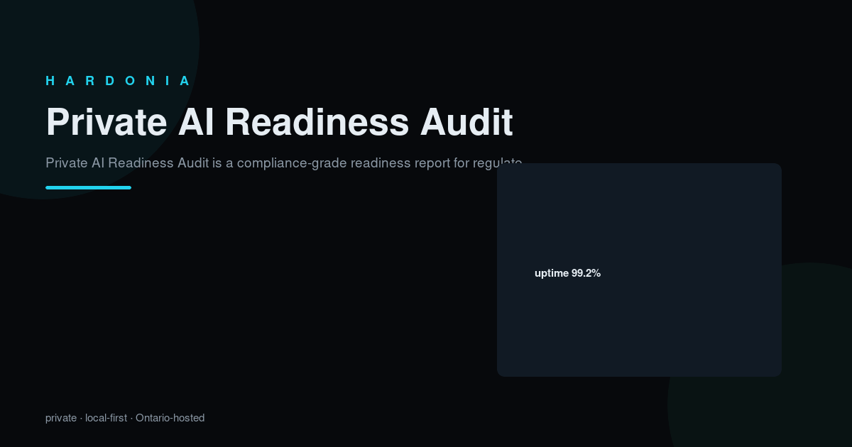 Private AI Readiness Audit