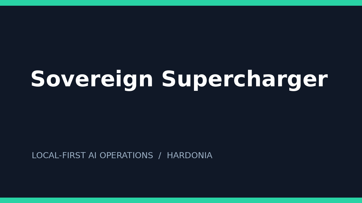Sovereign Supercharger